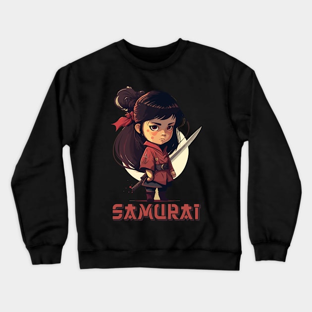 Samurai Crewneck Sweatshirt by vamarik